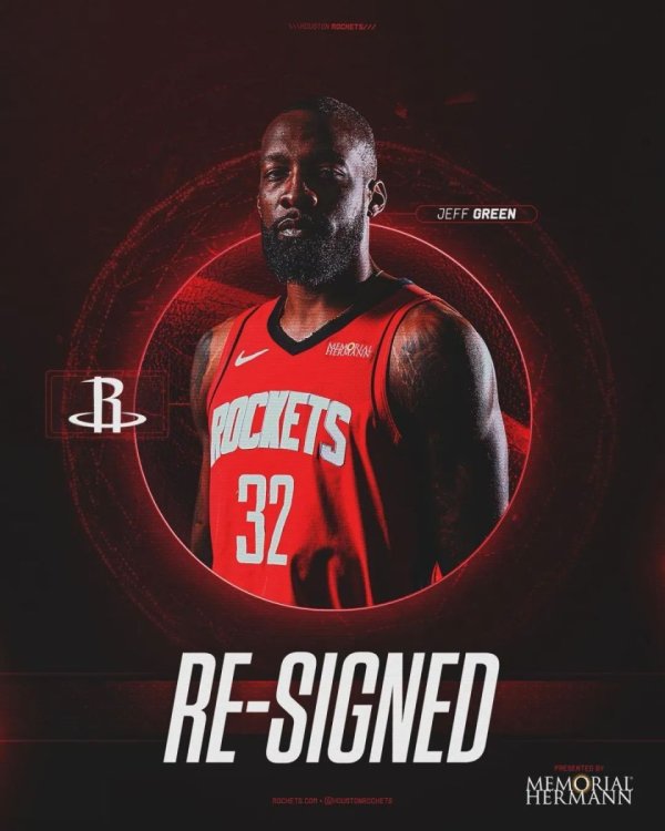 Rockets Renew Jeff Green: Mã